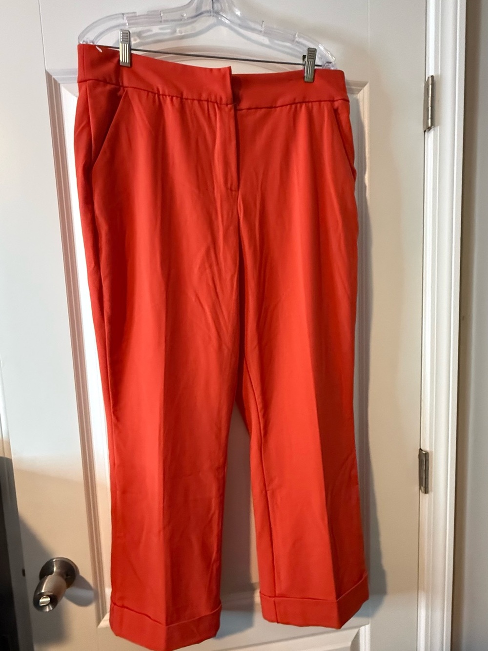 New York & Company Coral Crop Trousers